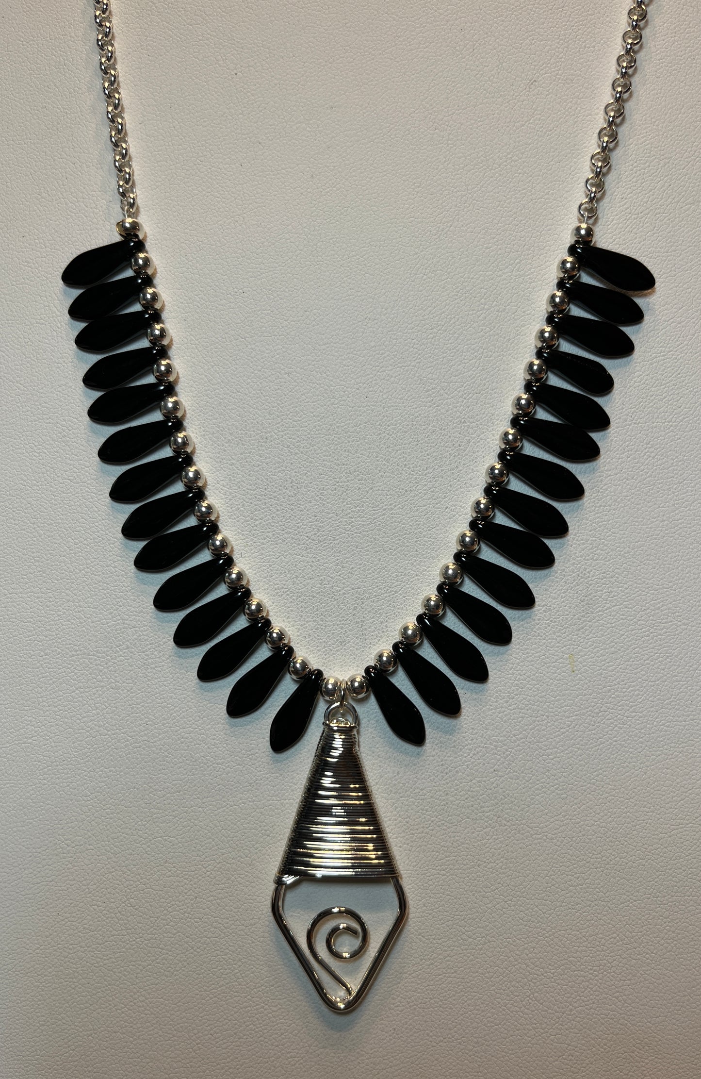 Black & Silver necklace